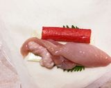 鶏むねとカニカマの紫蘇チーズ春巻き作り方3写真