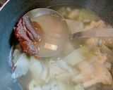 キャベツの硬いところはお味噌汁に作り方3写真