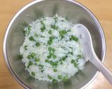 超簡単☆しっかり豆あじ♫豆ごはんおにぎり作り方3写真