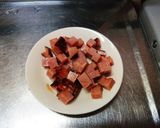 簡単！ラーメンの共に焼豚入りパラパラ炒飯作り方2写真