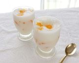 マシュマロでふわふわ♪みかん牛乳プリン作り方5写真