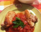 パリパリチキンに甘酸っぱいトマトソース作り方10写真