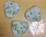 超簡単☆しっかり豆あじ♫豆ごはんおにぎり作り方5写真