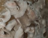 厚揚げと豚バラ肉とキクラゲの炒め煮作り方1写真