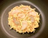 豚挽き肉でサックリふんわり海鮮お好み焼き作り方6写真