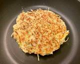 豚挽き肉でサックリふんわり海鮮お好み焼き作り方7写真