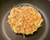 豚挽き肉でサックリふんわり海鮮お好み焼き作り方7写真