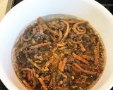 ぜんまいとさつま揚げの煮物作り方1写真