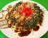豚挽き肉でサックリふんわり海鮮お好み焼き作り方9写真