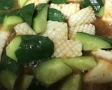 イカときゅうりのしょう油炒め作り方6写真