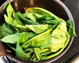 ササミとほうれん草作り方5写真