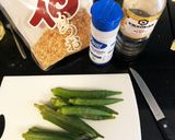 オクラおかかの冷奴作り方1写真