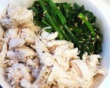 ササミとほうれん草作り方8写真