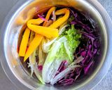 カラートマトの彩りサラダ作り方1写真