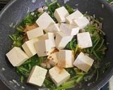 豆腐とほうれん草の中華卵とじ作り方6写真