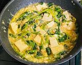 豆腐とほうれん草の中華卵とじ作り方8写真