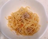 レンジで簡単2分、焼きそばで、まぜそば！作り方3写真