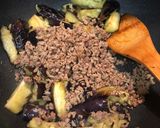 なすと豚肉挽肉のピリ辛炒め作り方10写真