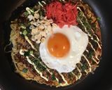 広島焼き風お好み焼き(山芋入り)作り方12写真