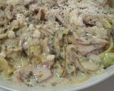 海苔バター♪磯風味のクリーミーパスタ♪作り方5写真
