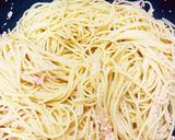 ガリバタ明太パスタ作り方5写真