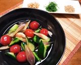 白だしで…*夏野菜のだし浸し*作り方8写真