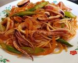 トマトジュースでイカすパスタ♪作り方9写真