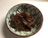きゃら蕗　きゃらぶき　煮汁でもう一品作り方5写真