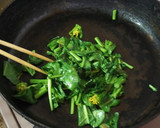 緑映える菜の花と五目炊き込みのご飯作り方4写真