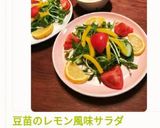 豆苗のレモン風味サラダ作り方9写真