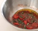 ランチで人気者！焼きトマトの冷製パスタ作り方2写真