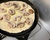 パルマ産生ハムと 野菜サラダのピッツア作り方4写真