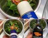 パルマ産生ハムと 野菜サラダのピッツア作り方6写真