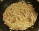 もやしと納豆のオムレツ作り方2写真