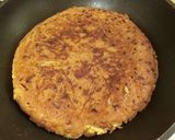 もやしと納豆のオムレツ作り方3写真