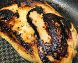 鶏むね肉のまるごと漬け焼きステーキ×焼過作り方3写真