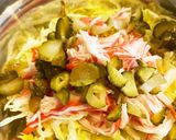 男飯★ピクルスマシマシ!親父コールスロー作り方5写真