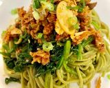 自家製食べる辣油！辛味冷やし茶蕎麦作り方6写真