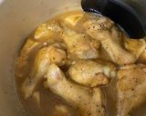 手羽元と豆腐のにんにく醤油煮作り方7写真