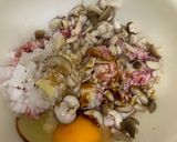 海苔佃煮入りハンバーグ青じそ風味作り方1写真