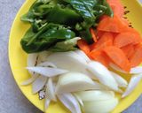メカジキと野菜の甘酢炒め♪レンチンで時短作り方1写真