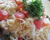 オリーブオイルとトマトでつるん☆冷たいパスタそうめん作り方9写真
