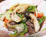 筍と牛肉とキノコのしぐれ煮風作り方6写真