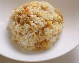 具なしルーだけカレーを炒飯に！作り方5写真