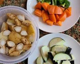 皮まで丸ごと揚げ野菜の豚味噌炒め作り方4写真