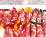 ズッキーニとパブリカの肉巻き作り方2写真