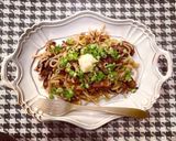 沖縄土産のソーキそばでソーキ焼きそば作り方2写真
