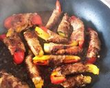 ズッキーニとパブリカの肉巻き作り方5写真