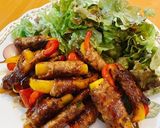 ズッキーニとパブリカの肉巻き作り方7写真
