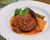 洋食屋の味♫トマトデミ煮込みハンバーグ作り方7写真